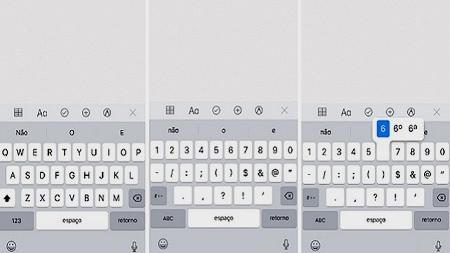 Inserir caractere de número ordinal no Word do Smartphone 