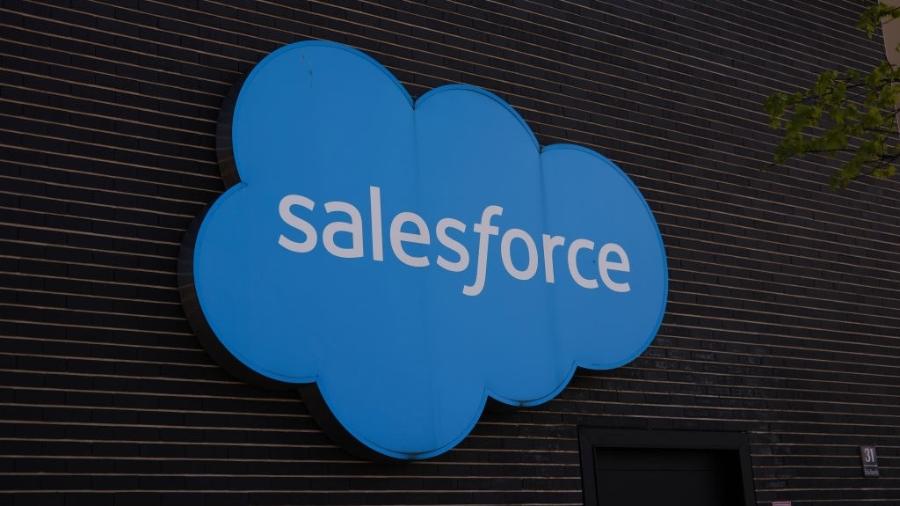 Logo da Salesforce - Jeremy Moeller / Getty Images