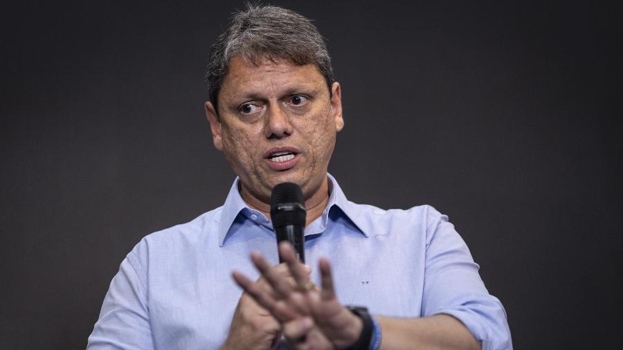Tarcísio de Freitas pode apoiar o deputado estadual André do Prado (PL) à presidência da Alesp - Bruno Santos/Folhapress/17.out.2022