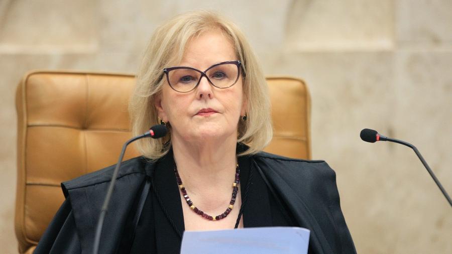 14.dez.2022 - A ministra Rosa Weber, presidente do STF e relatora das ações sobre o orçamento secreto, foi a primeira a votar - Nelson Jr./SCO/STF