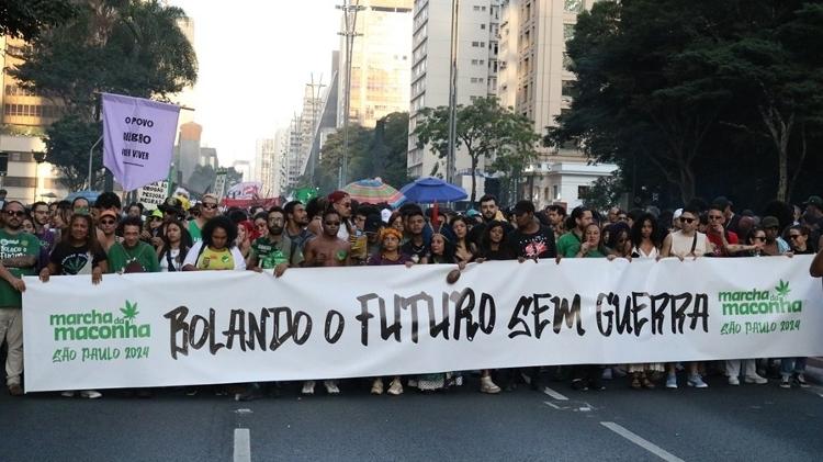 Marcha da Maconha foi realizada neste domingo (16), em São Paulo