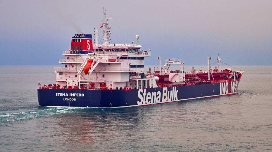 Fotografia não datada do navio de bandeira britânica Stena Impero, "confiscado" pela Guarda Revolucionário do Irã  - REUTERS