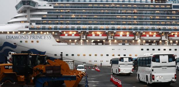 355 pessoas infectadas | Coronavírus: americanos iniciam saída de cruzeiro em quarentena no Japão