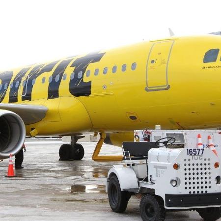 Passageira foi agredida em voo da companhia Spirit Airlines - Reprodução/SpiritAirlines