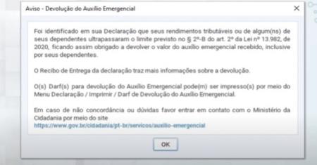 IR auxilio emerg - Reprodução