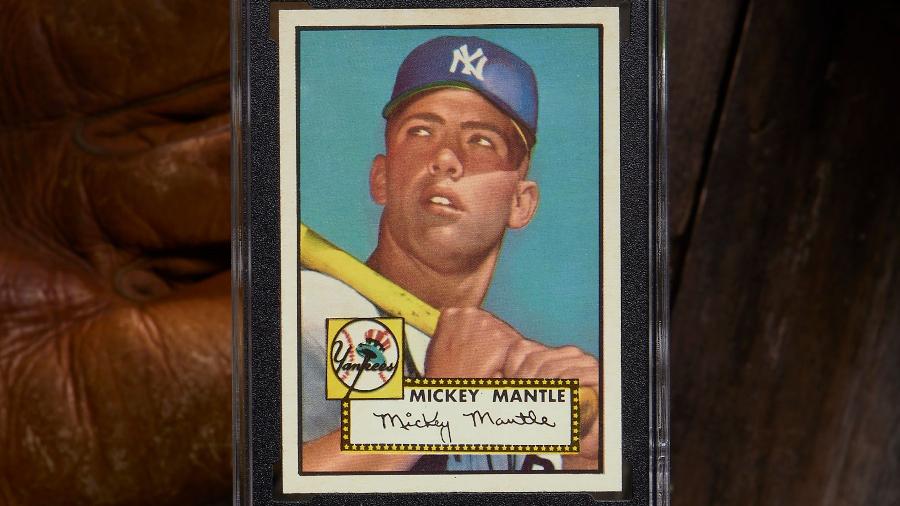 Mickey Mantle jogou pelo New York Yankees nas décadas de 1950 e 1960 - Divulgação/Heritage Auctions