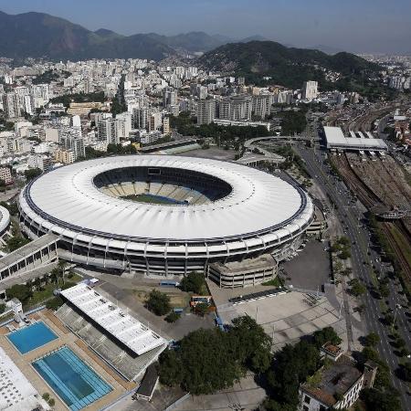 Avenida Pelé, antiga Radial Oeste, no entorno do Maracanã, no Rio de Janeiro