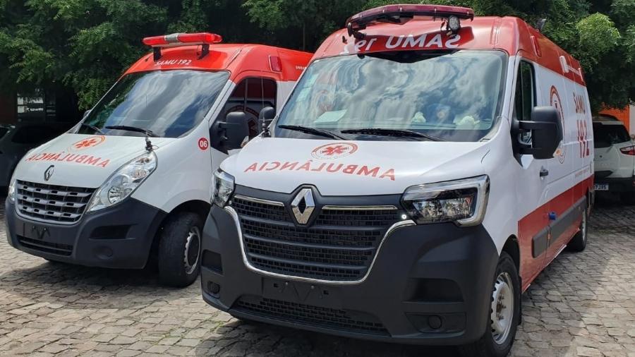 Foto de arquivo: ambulâncias do Samu em Teresina (PI)