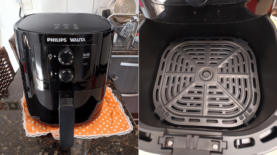 Fritadeira air fryer série 3000 Grill Edition, Philips Walita