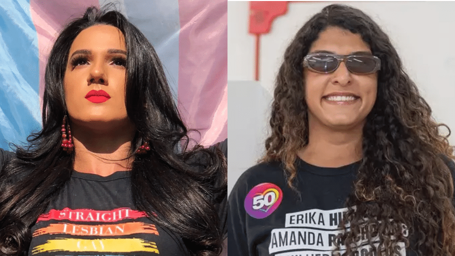 Amanda Paschoal (PSOL), eleita em São Paulo com mais de 100 mil votos, e Thabatta Pimenta (PSOL), primeira trans eleita e candidata mais votada em Natal (RN) - Divulgação