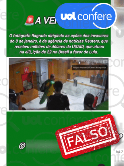 É falso que agência Reuters recebeu milhões da Usaid