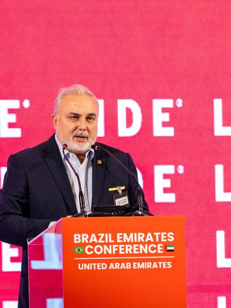 O ex-presidente da Petrobras Jean Paul Prates durante conferência do Lide em Dubai, nos Emirados Árabes Unidos. O ex-presidente da Petrobras Jean Paul Prates durante conferência do Lide em Dubai, nos Emirados Árabes Unidos.