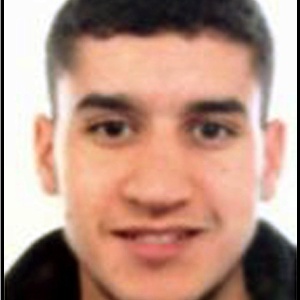 Younes Abouyaaqoub, terrorista foragido após os atentados de Barcelona e Cambrils - AFP