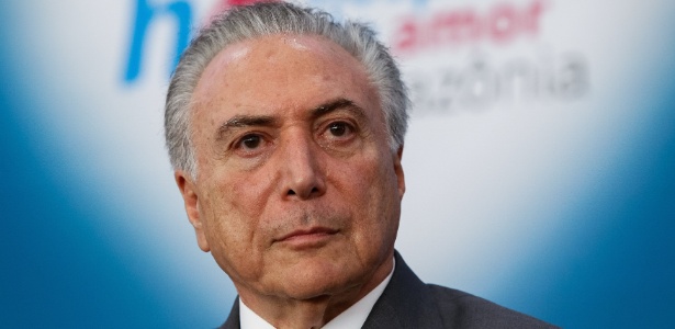 23.nov.2017 - O presidente Michel Temer durante evento em Porto Velho - Alan Santos/PR