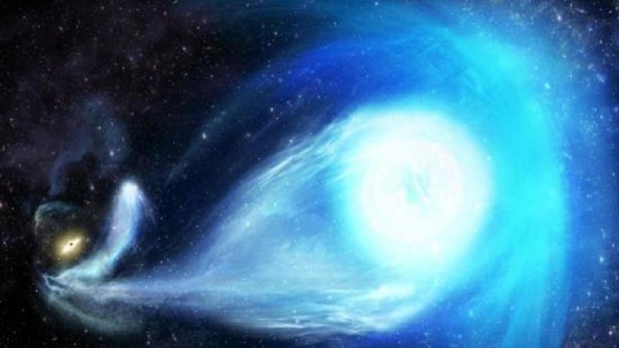 Estrela S5-HVS1 foi lançada do buraco negro Sagitário A* e passou relativamente perto da Terra - Reprodução/Carnegie Science