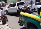 PI: vídeo mostra preso arremessado em caçamba de viatura; PM investiga ação - Reprodução