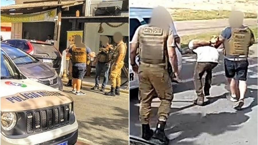 Suposto líder de facção foi preso ontem em Penha (SC) - Divulgação/PMSC