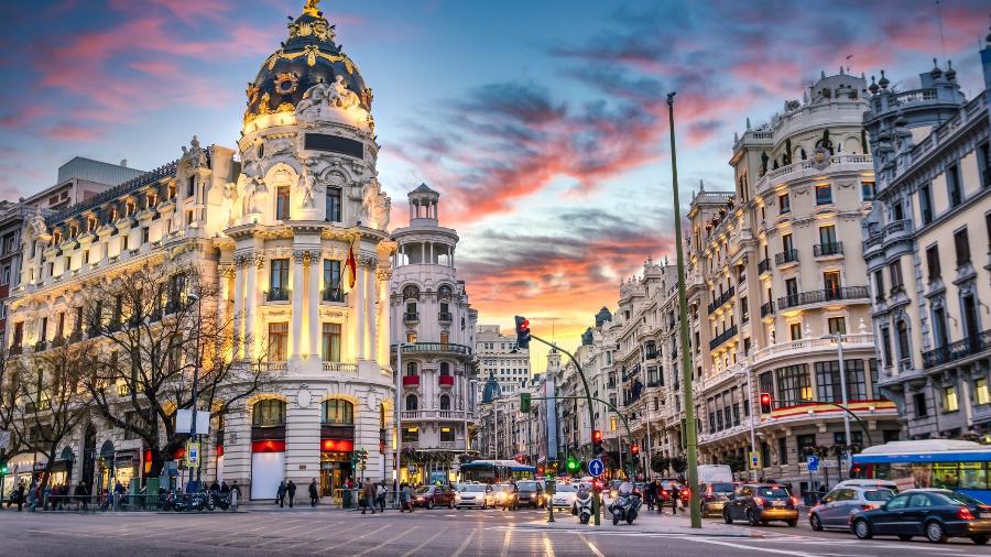 Madrid, na Espanha: O novo documento permitirá que estrangeiros vivam até cinco anos no país - Getty Images