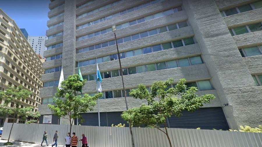 Tiro acidental foi registrado na tarde de hoje dentro de um prédio da Alerj no Rio de Janeiro - Google Street View