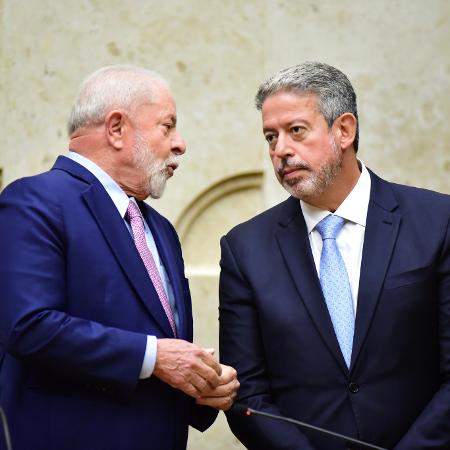 Presidente Lula da Silva e o presidente da Câmara dos Deputados, Arthur Lira.