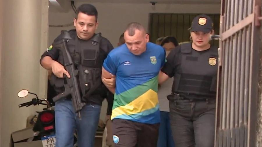 Prisão de Walhederson Brandão Barbosa, de 40 anos, técnico de vôlei de jovens em Manaus