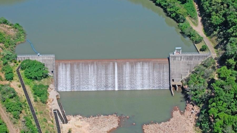 Hidrelétrica Salto Forqueta é uma das que estão em nível de emergência - Divulgação