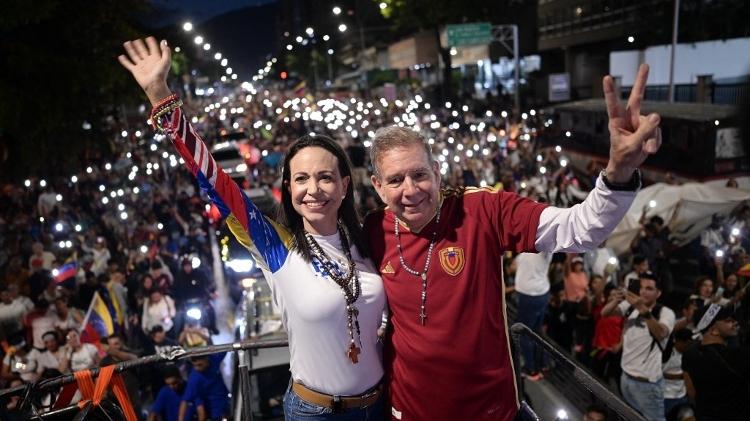 Edmundo Gonzalez Urrutia se tornou o candidato opositor a Maduro após María Corina Machado ter sido impedida de concorrer ao pleito