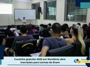 Enem 2025: cursinho gratuito em Rondônia recebe inscrições