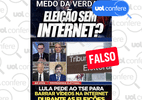 É falso que Lula pediu para TSE proibir vídeos na internet nas eleições