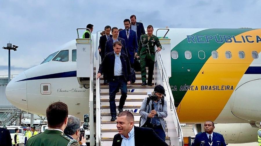 Jair Bolsonaro (PSL) chega ao Japão - Divulgação/Twitter/Planalto