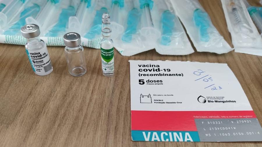 Doses de vacinas contra a covid-19 foram apreendidas com falsa enfermeira no Paraná - Divulgação/MP-PR