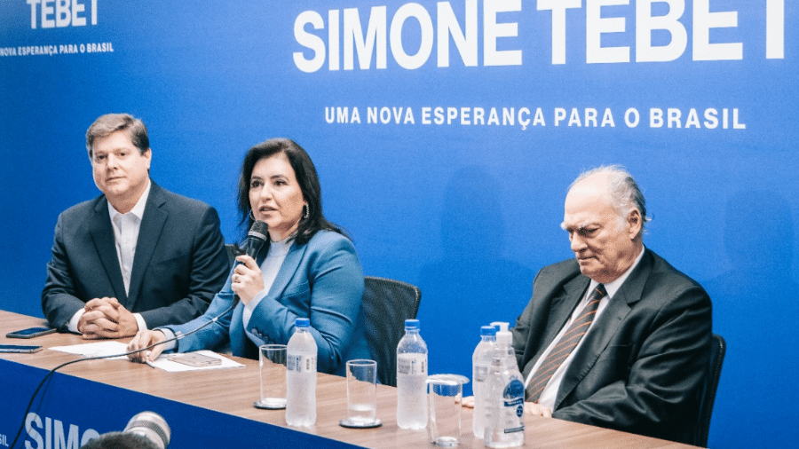 Senadora Simone Tebet caminha para se tornar a pré-candidata à Presidência da chamada "3ª via" - Luiz Cervi / MDB Nacional