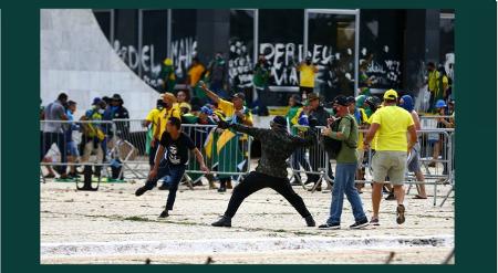Ataque aos Três Poderes no 8 de janeiro - Marcelo Camargo / Agência Brasil