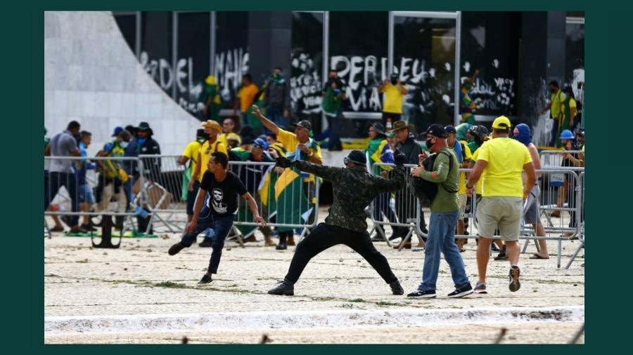 Ataque no 8 de janeiro - Marcelo Camargo / Agência Brasil