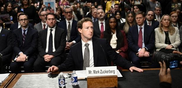 Zuckerberg pede perdão a famílias afetadas por crimes online contra menores