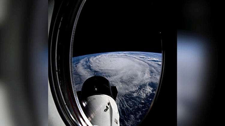 Astronauta gravou, na última terça-feira (08), o furacão Milton a partir da Estação Espacial Internacional