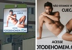 Prefeitura alega pornografia e retira outdoor com homem de c