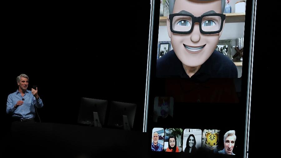 Apple usa conversas em grupo no FaceTime para demonstrações em eventos de anúncios - Justin Sullivan/AFP