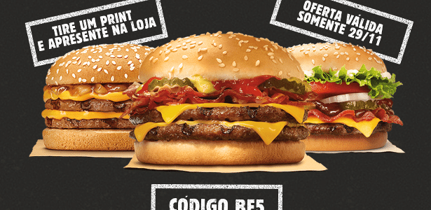 Burger King e RecargaPay se unem em promoção pós-Black Friday