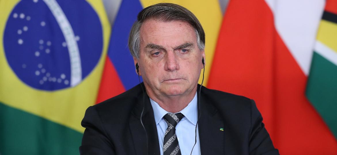 O presidente Jair Bolsonaro (sem partido) foi acusado pela oposição de "tentativa de golpe" por PL que dá poderes a Presidente da República - Marcos Corrêa/Presidência da República