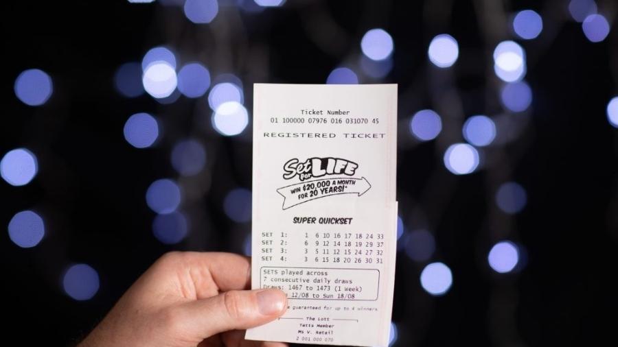 Prêmio milionário da loteria australiana foi vencido por homem que apostou números com os quais sonhou (imagem ilustrativa). - Divulgação/The Lott