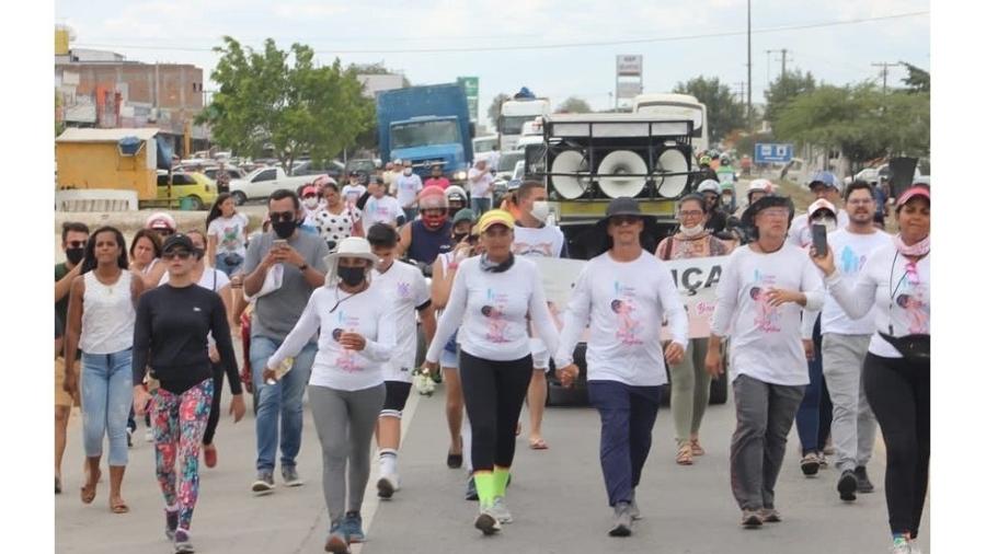 Manifestação contra a lentidão no processo - Arquivo pessoal