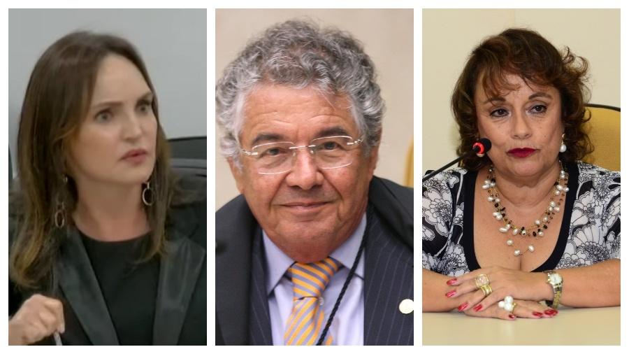 Carla Fleury de Souza, Marco Aurélio Mello e Yara Alves Ferreira e Silva - Reprodução