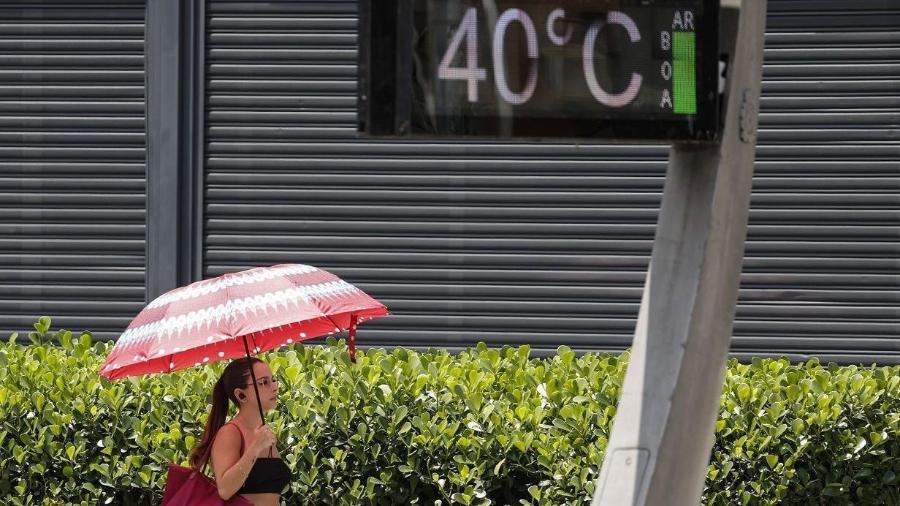 Em Campo Grande, termômetros podem atingir quase 40°C. - Sebastião Moreira/EPA-EFE/REX/Shutterstock