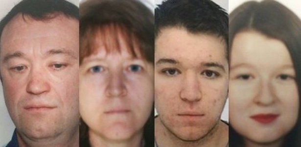 Os Troadec: Pascal, Brigitte, Sebastien e Charlotte que, desde 16 de fevereiro, sumiram misteriosamente na França  - AFP