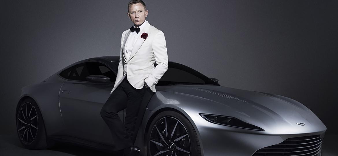 Aston Martin DB10 usado por James Bond no filme "007 Contra Spectre" - Reprodução
