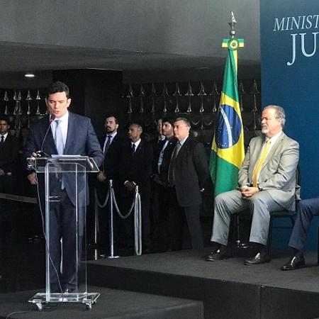 Sergio Moro toma posse no Ministério da Justiça - Kleyton Amorim/UOL