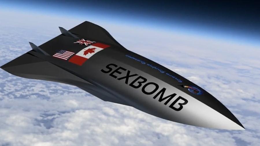 Avião espacial ganhou esse nome por seu formato considerado "sexy" e por sua potência de impacto - Divulgação/SES
