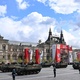 May 9, 2022 - Russian soldiers participating in the occupation of Ukrainian territory participate in the Victory Day parade on Red Square in Moscow - Kirill Kudryav/AFP