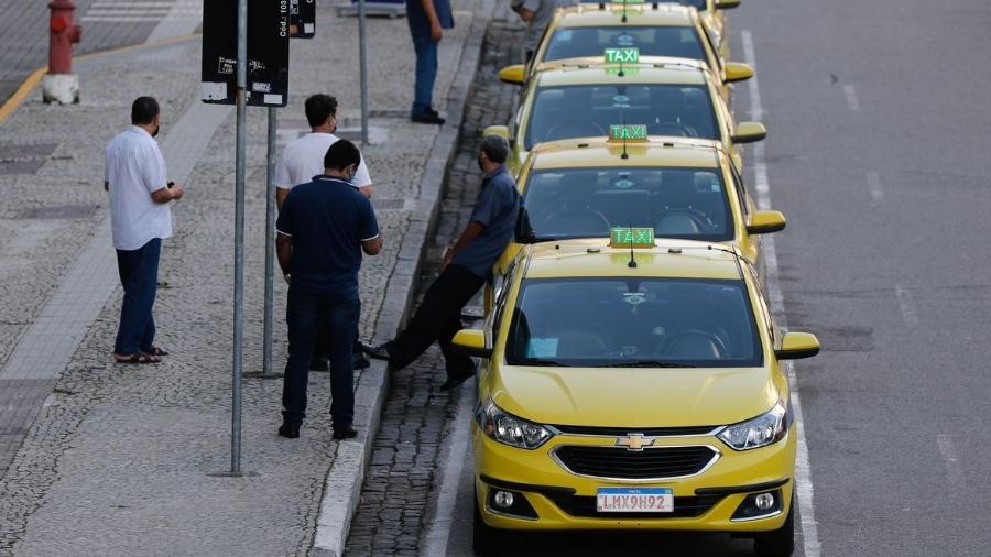 Taxistas no Rio de Janeiro - Fernando Frazão/Agência Brasil
